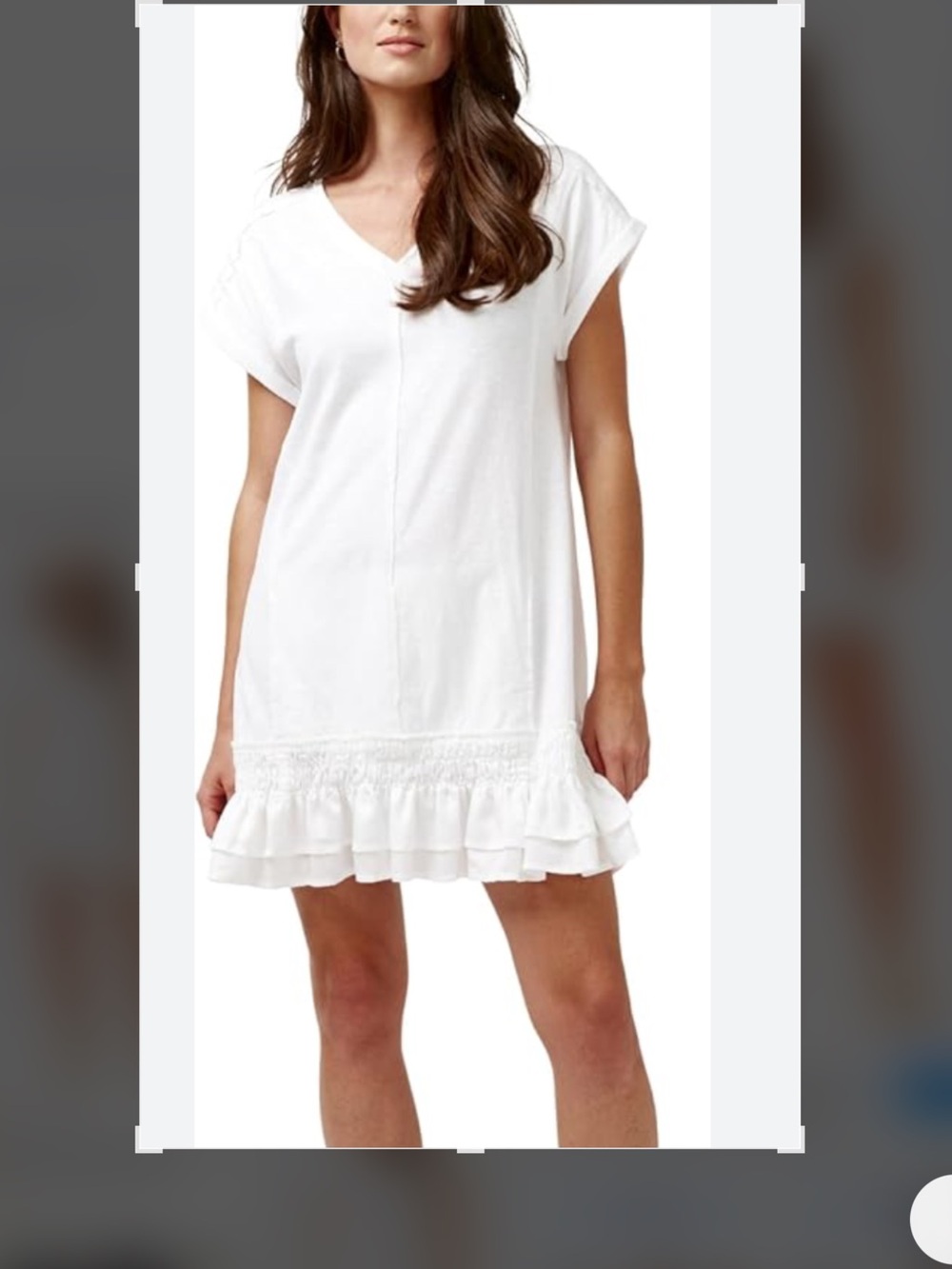 Buffalo David Bitton White Cotton Dress.M but also fits L